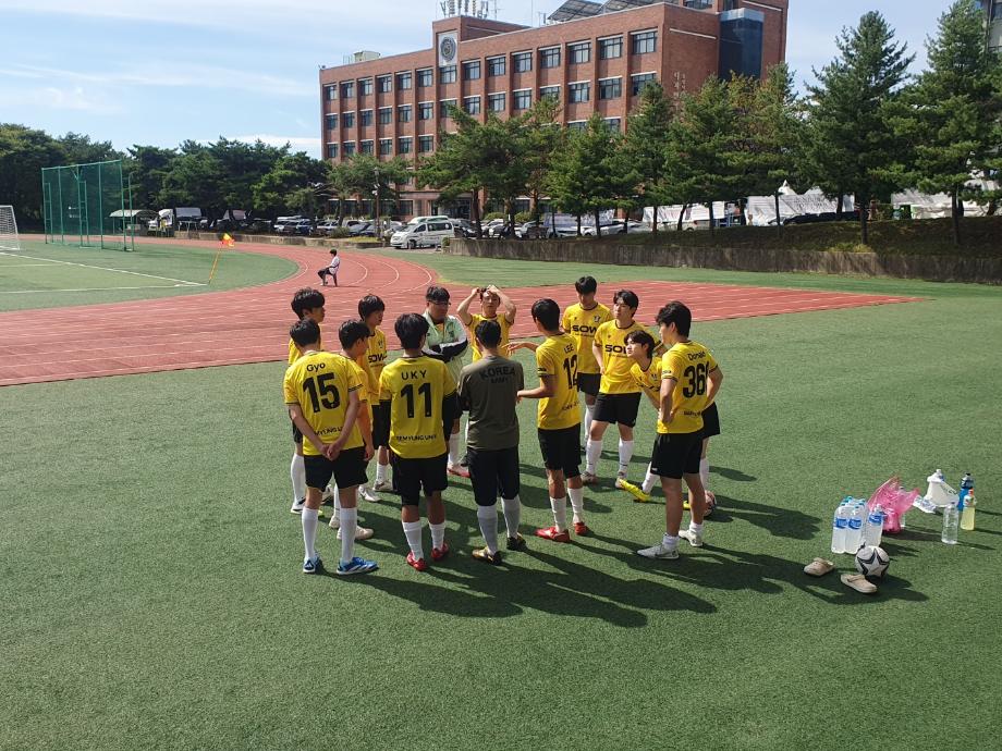 2025년 제32회 청룡체전 축구 경기 1차전 (VS 부동산지적학과)