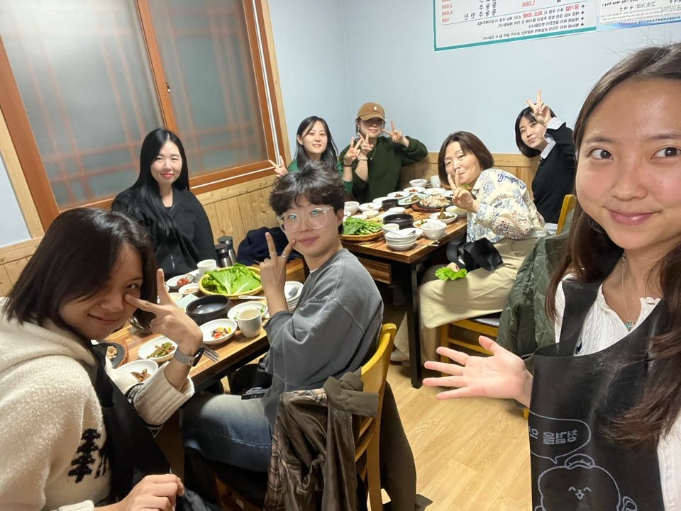 술 없는 청정수 편기팀 회식 숭늉드링킹
